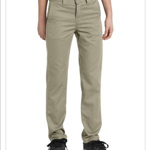 Boys' FLEX Slim Fit Taper Leg Flex Pants, Khaki